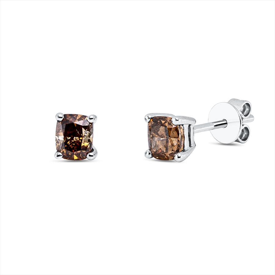 Ohrstecker 4er-Krappe 18 kt WG