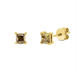 Ohrstecker 4er-Krappe 18 kt GG