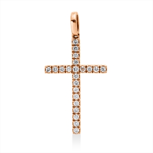 Anhänger 14 kt RG Kreuz