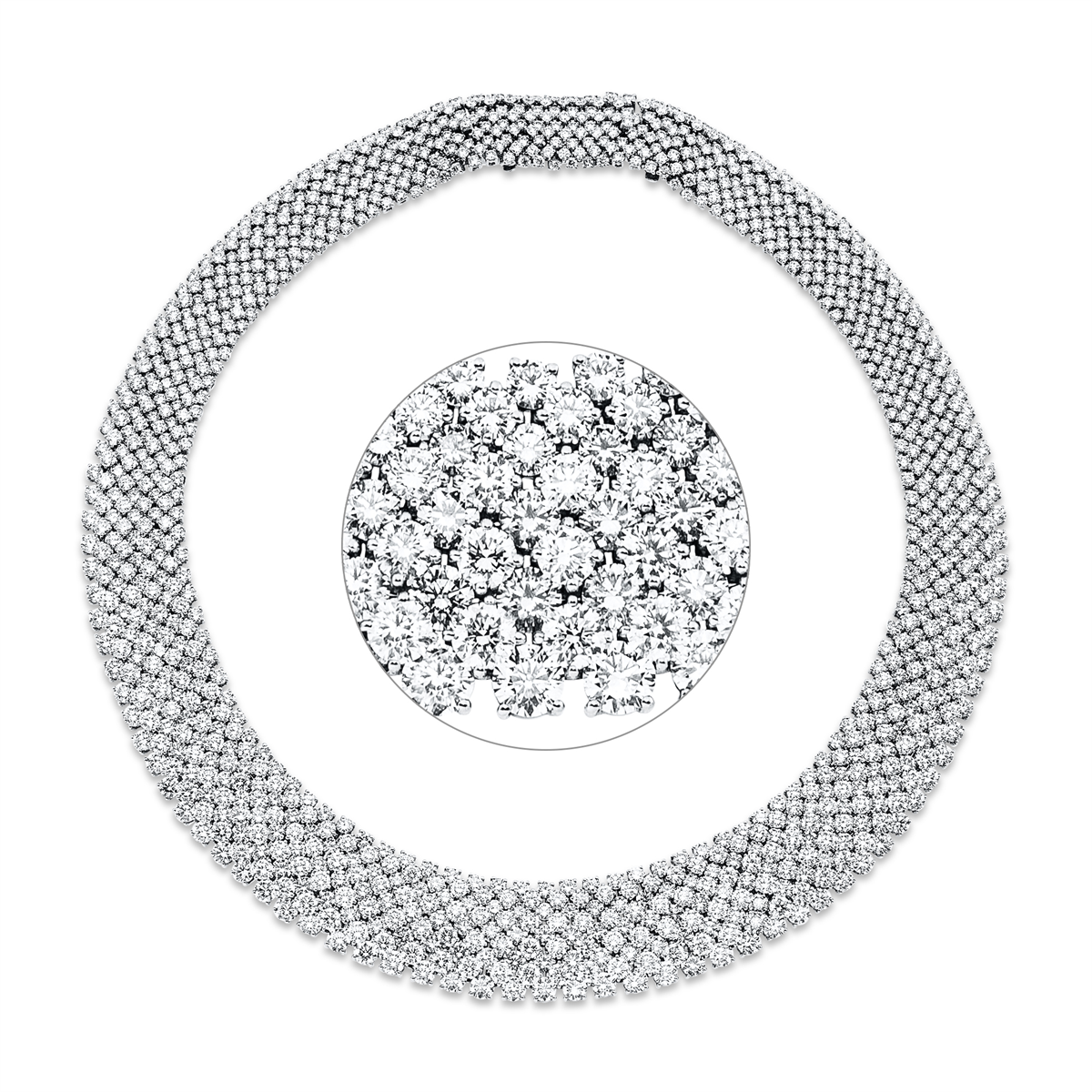 Collier 18 kt WG