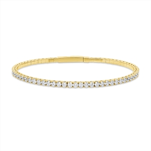 Armreif  18kt Gelbgold mit 2,93ct Diamanten