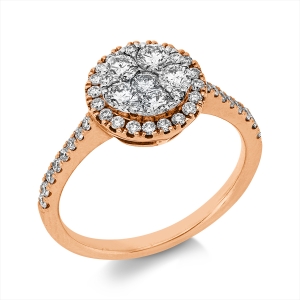 Ring 18 kt RG+WG