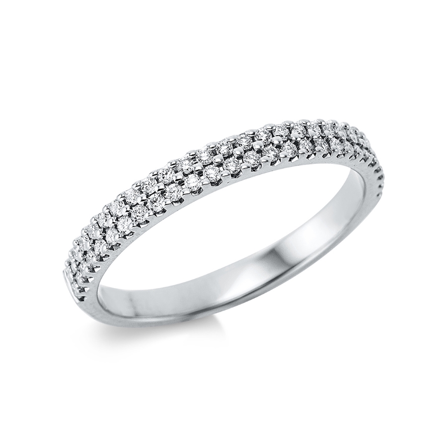 Pavé Ring  18kt Weißgold mit 0,25ct Diamanten