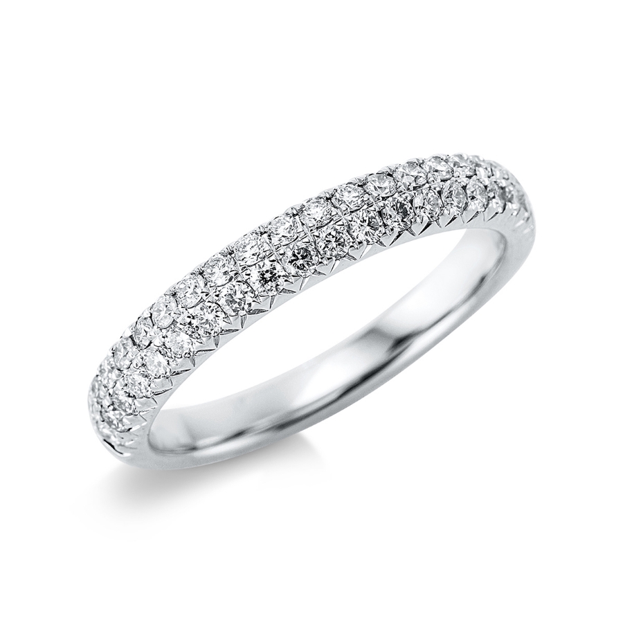 Pavé Ring  18kt Gelbgold mit 0,50ct Diamanten