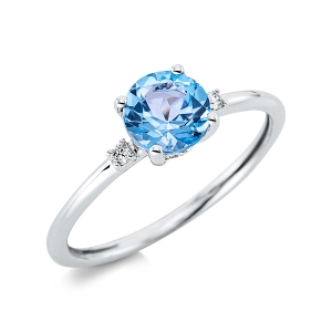 Ring 4er-Krappe 18 kt WG