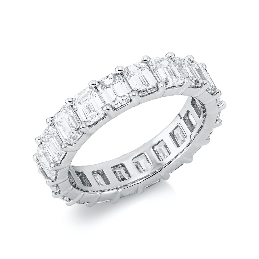 Ring 4er-Krappe 18 kt WG