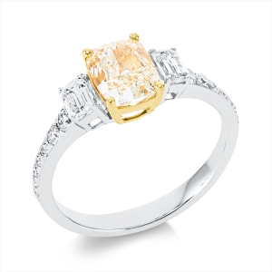 Ring 18 kt WG+GG