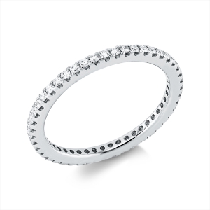 Infinity Memoire Ring  18kt Weißgold mit 0,35ct Diamanten
