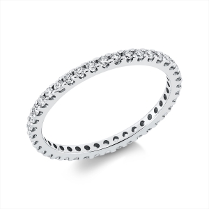 Infinity Memoire Ring  18kt Weißgold mit 0,50ct Diamanten
