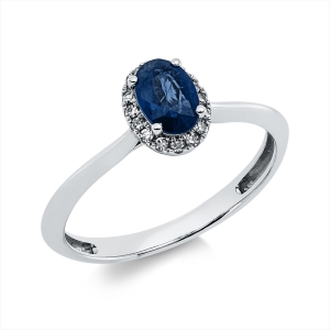 Ring 4er-Krappe 18 kt WG