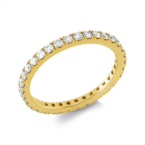 Infinity Memoire Ring  18kt Gelbgold mit 0,64ct Diamanten