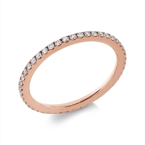 Infinity Memoire Ring  18kt Rotgold mit 0,35ct Diamanten