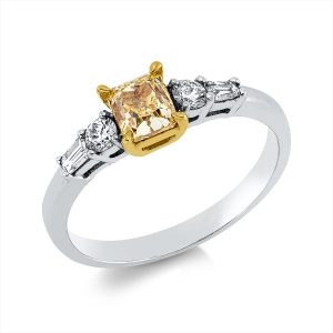 Ring 18 kt WG+GG, GIA 1196297951