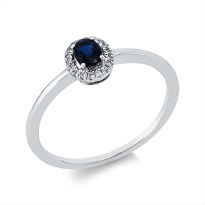Ring 4er-Krappe 18 kt WG