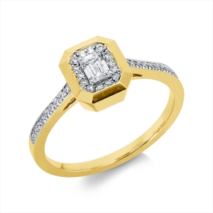 Ring 18 kt GG+WG