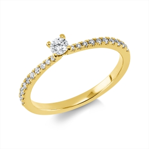 Ring 4er-Krappe 14 kt GG