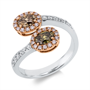 Ring 18 kt WG+RG