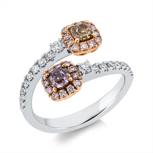 Ring 18 kt WG+GG+RG