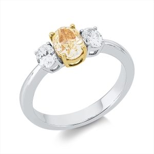 Ring 18 kt WG+GG, GIA 1515855625