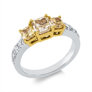 Ring 18 kt WG+GG, GIA 7511981171