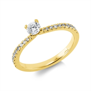 Ring 4er-Krappe 14 kt GG