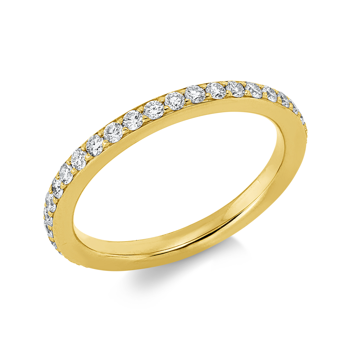 Infinity Memoire Ring  18kt Gelbgold mit 0,68ct Diamanten