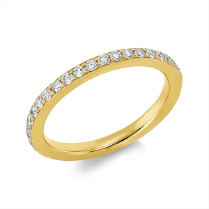 Infinity Memoire Ring  18kt Gelbgold mit 0,68ct Diamanten