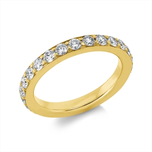 Infinity Memoire Ring  18kt Gelbgold mit 1,51ct Diamanten