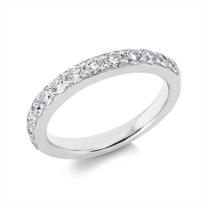 Memoire halb Ring  18kt Gelbgold mit 0,75ct Diamanten