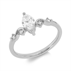 Ring 2er-Krappe 18 kt GG