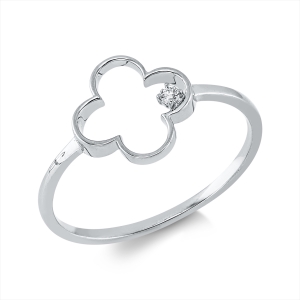 Ring 4er-Krappe 18 kt GG