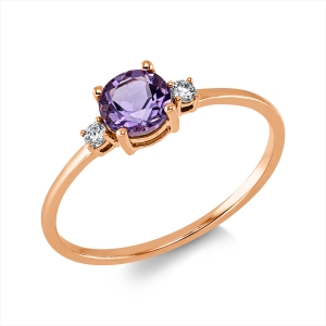Ring 4er-Krappe 18 kt RG