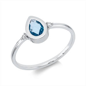 Ring 18 kt WG Tropfen