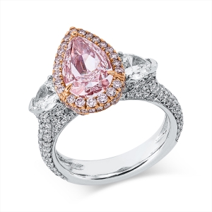 Ring 18 kt WG+RG, GIA 1232760842