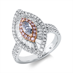 Ring 18 kt WG+RG, GIA 2171277154