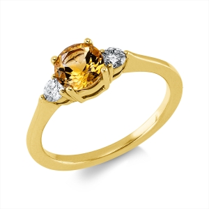 Ring 4er-Krappe 14 kt GG