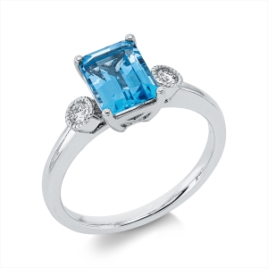 Ring 4er-Krappe 14 kt WG