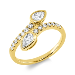 Ring Zarge 14 kt GG