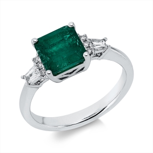 Ring 4er-Krappe 18 kt WG