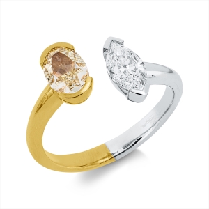 Ring 18 kt WG+GG, GIA6512673777