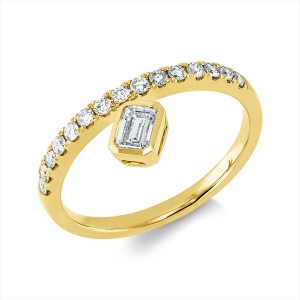 Ring Zarge 14 kt GG