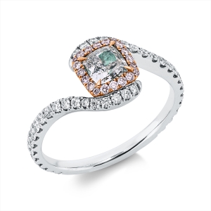 Ring 18 kt WG+RG