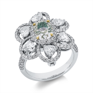 Ring 4er-Krappe 18 kt WG+GG, GIA2176598106