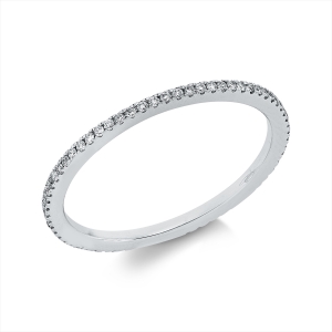 Infinity Memoire Ring  18kt Weißgold mit 0,20ct Diamanten