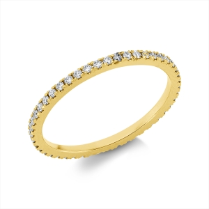 Infinity Memoire Ring  18kt Gelbgold mit 0,31ct Diamanten