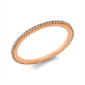Infinity Memoire Ring  18kt Rotgold mit 0,14ct Diamanten