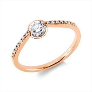 Ring Halbzarge 18 kt RG