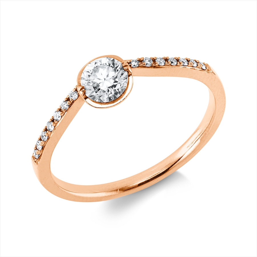 Ring Halbzarge 18 kt RG