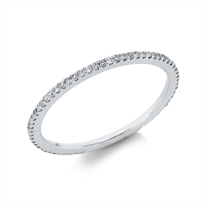 Infinity Memoire Ring  18kt Weißgold mit 0,21ct Diamanten