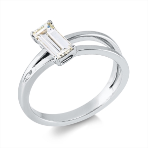 Ring 4er-Krappe 18 kt WG, GIA 1363873322